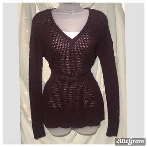 🛍 5/$20 American Eagle Plum Sweater XS
